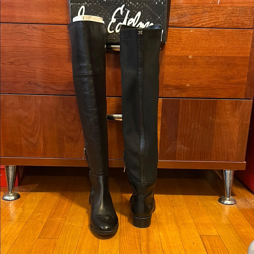 Sam Edelman Black Over-the-Knee Boots
